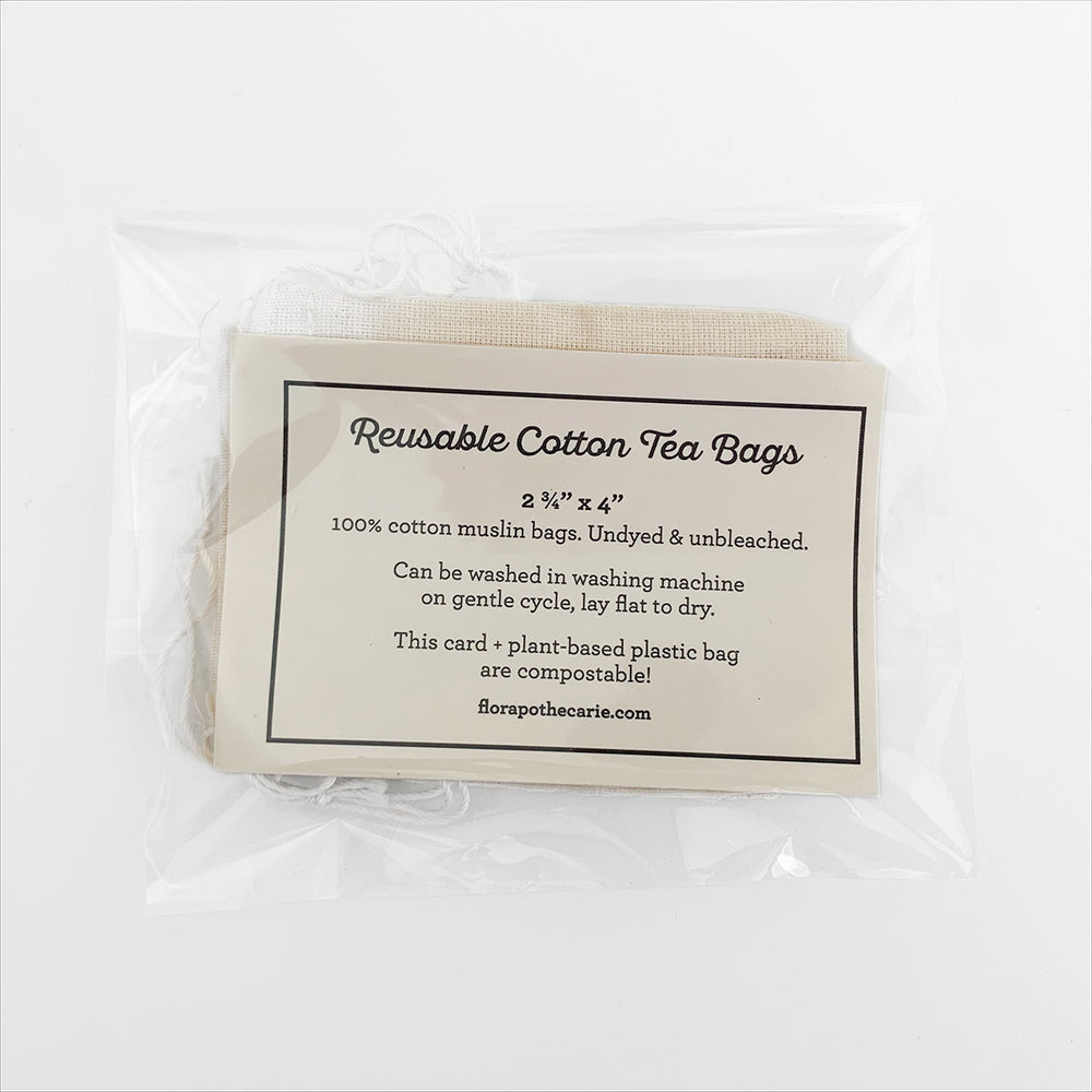 Cotton Muslin Reusable Tea Bags