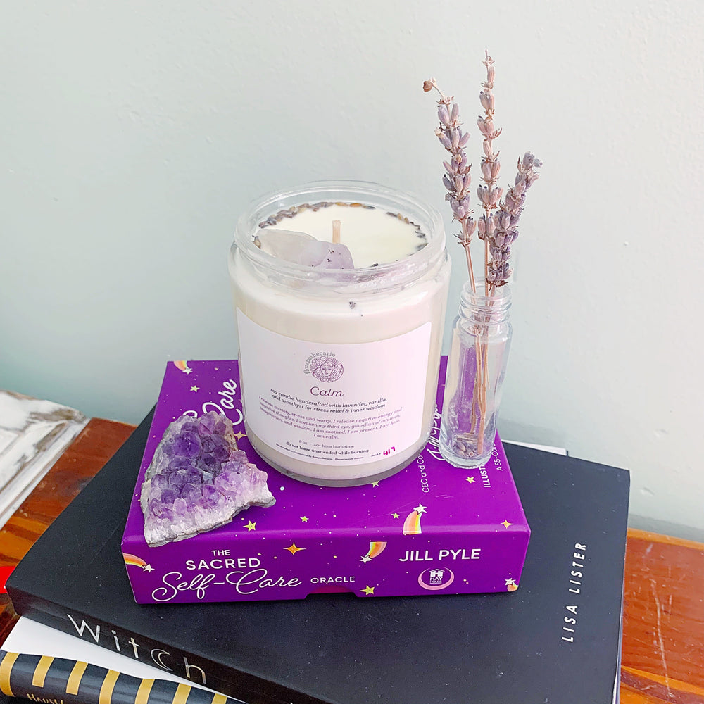 Calm Crystal Candle