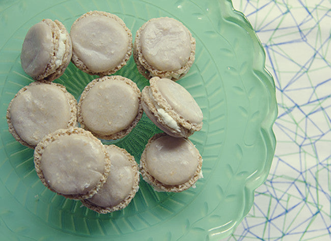 Recipe: Lavender French Macarons with Buttercream Frosting