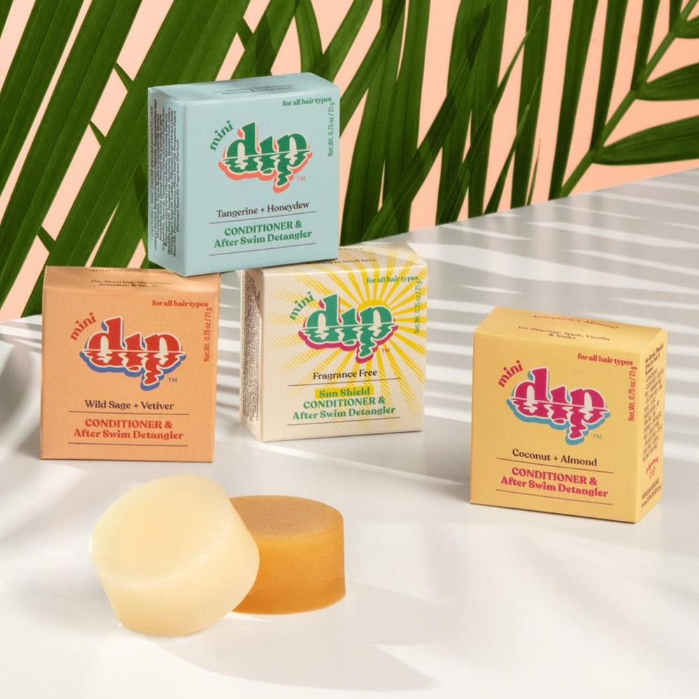 
            
                Load image into Gallery viewer, Dip Coconut &amp;amp; Almond Conditioner &amp;amp; After Swim Detangler - Mini Dip
            
        
