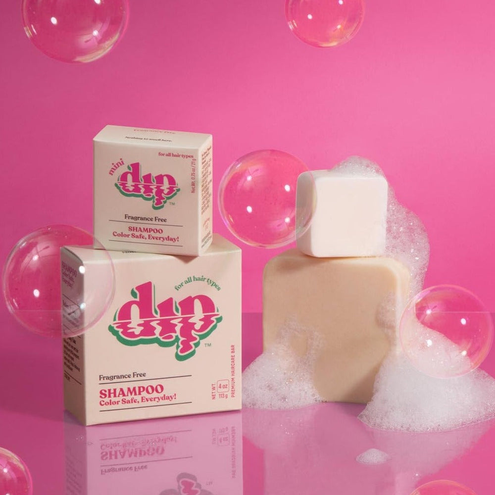 
            
                Load image into Gallery viewer, Dip Fragrance Free Shampoo Bar - Mini Dip
            
        