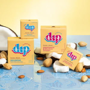 
            
                Load image into Gallery viewer, Dip Coconut &amp;amp; Almond Shampoo Bar - Mini Dip
            
        
