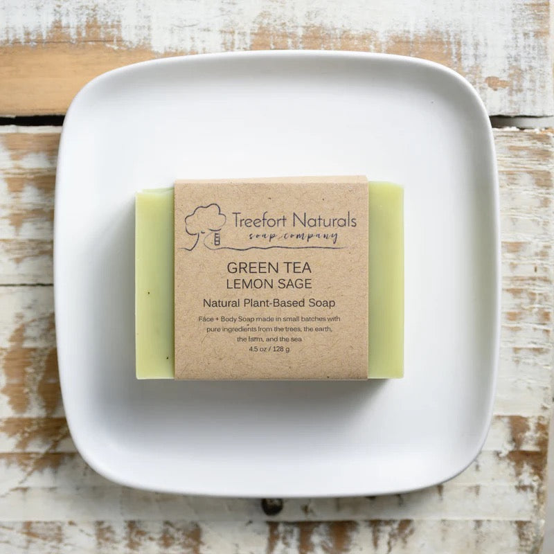 Green Tea Lemon Sage Soap