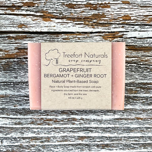 
            
                Load image into Gallery viewer, Grapefruit Bergamot + Ginger Root Soap
            
        