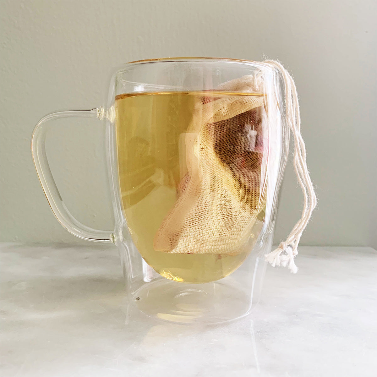 Cotton Muslin Reusable Tea Bags florapothecarie